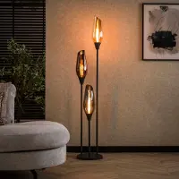 Lyora Glazen Vloerlamp Cocoon 3x E27 168cm