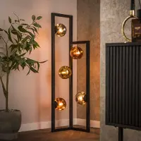 Lyora Glazen vloerlamp Stellar 5-lichts