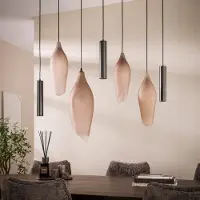 Lyora Stijlvolle hanglamp Cocoon met frosted glas