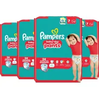 Pampers Baby-Dry Pants - Maat 7 (15+ KG) - 72 luierbroekjes (4 x 18 stuks)