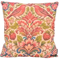 NOVÉE Heritage Bloom Roze Kussenhoes | 45x45 cm | Katoen/Linnen