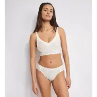 Sloggi BH 'ZERO Feel Bliss' donkergrijs / offwhite