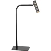 Steinhauer Tafellamp Lumo 4606ST - stijlvolle verstelbare leeslamp in staal met zwart