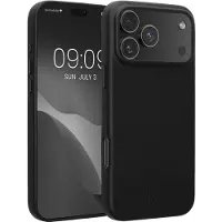 Kalibri leren hoesje geschikt voor Apple iPhone 17 Pro Max - hardcover beschermhoes - zwart