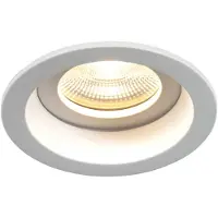 Steinhauer Pelite 4705W – Mat witte inbouwspot met twee lichtstanden