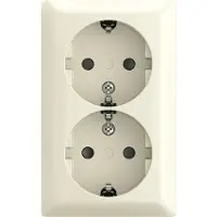 Busch Jaeger Abb Busch-Jaeger Wcd Ra 2-Voudig Opbouw Creme