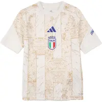 Adidas Functioneel shirt 'Figc' camel / navy / knalrood / wolwit