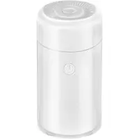 Zandona Autoverspreiders voor EssentiëLe OliëN, USB-Geurverspreider, Aromatherapie-Olieverspreiders, 7 Kleuren voor Auto, Huis, Reizen, Wit
