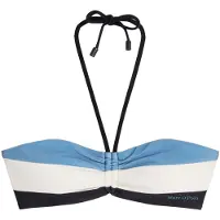 Marc O'Polo Bikinitop ' Summer Stripes ' blauw / lichtblauw / wit