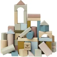 Micki Spel beige / lichtblauw / pastelgroen / pastelroze