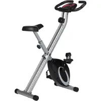 TIM. TIM Hometrainer Fiets - Hometrainers Fitness - Hometrainer - Zilver/Zwart - 87cm x 44cm x 118cm