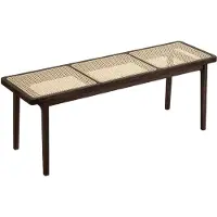NORR11 Le Roi Bench - Bankjes Rotan Dark Oak - W1LER15066FSCWDSNO00000