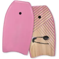 TIM. TIM Bodyboard Kind - Skimboard - Bodyboard - Roze - 84cm x 48cm x 1cm