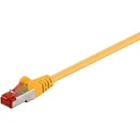 Goobay 5m CAT 6 patchkabel, S/FTP (PiMF), geel