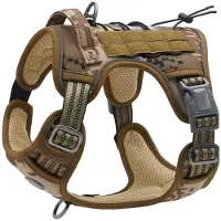 VHV - Hondentuig - Verstelbaar anti-trek tuig voor middelgrote en grote honden - Reflecterend en duurzaam - Voor wandelen, trainen en buiten - XL, borst 66-107 cm