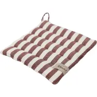 ERNST pannenlap brede streep 23x25 cm Rood-wit