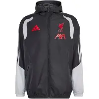 Adidas Sportjas 'FC Liverpool 26/27 Tiro' lichtgrijs / rood / zwart