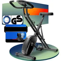 TIM. TIM Hometrainer Fiets - Hometrainers Fitness - Hometrainer - Zwart - 86cm x 44cm x 117cm