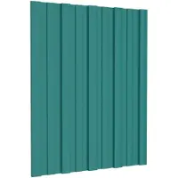 vidaXL Dakpaneel 12 st Groen 60 x 45 cm Verzinkt staal