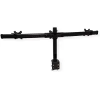 Value premium bureaubeugel voor 3 monitoren tot 27 inch / draaibaar / zwart