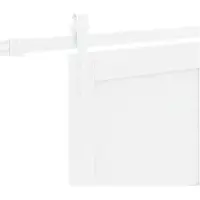 vidaXL Schuifdeur ORKDAL 83 x 232 cm Massief grenenhout Wit