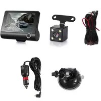 Typecat inch auto DVR Dashcam Dash Camera HD-scherm 1080P 3-lens video-opname