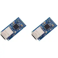 Typecat 2X CH9121 Seriële Poort Ethernet-Netwerkmodule UART Naar RJ45-Converter 3,3 V 5 V STM32 TCP/IP-Netwerkmodule