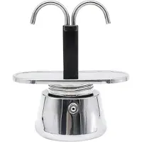 Typecat Moka Pot Dubbele Kop Roestvrij Staal Mocha Koffie Italiaanse DIY Conduit