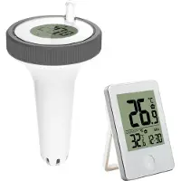Typecat Draadloze digitale binnen- en buitenthermometer voor zwembaden met watertemperatuurmeter