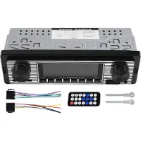 Tlily Vintage Autoradio MP3-Speler Stereo USB AUX Klassieke Autoradio