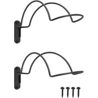 Typecat 2 STUKS Muurbevestigde Helmhouder Helmhouderhaak Multifunctioneel Metalen Rek voor Hoeden Masker Muurbevestigingsbeugel