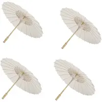 Typecat stuks papieren parasol strandparasol wit DIY fotografie-rekwisieten voor baby's