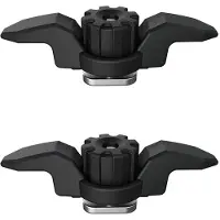 Tlily 2PCS Kajakankerklem Kajakrail Licht Middelzware Polymeer Kajakmontagerail Kajak Laag Profiel Railmontage