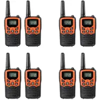 Typecat 8 Stuks Handheld Walkie Talkie Radio 22 Kanalen Set 10 Uhf 400-470 Mhz Dual Band Lange Afstand Communicatie Transceiver