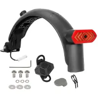 Typecat ULIP Spatbord met Richtingaanwijzer Achterlicht Spatbord Bescherming Spatbord Onderdelen voor M365 Pro 1S Mi3 Scooters Grijze Kit