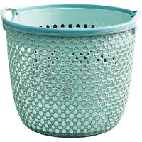 Typecat Draagbare wasmand, grote opbergmand voor wasgoed, lichtblauw