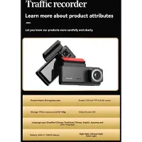 Typecat 3-kanaals auto DVR Dash Cam voor auto's Achteruitrijcamera Videorecorder PA