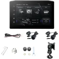Typecat 6,25 Inch Draagbaar Digitaal Dashboard, Antidiefstal, Verwijderbaar Scherm, Motorfietsnavigatie, Draadloos, CarPlay, Moto, Android Auto