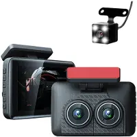 Tlily 4Inch IPS HD 1080P Auto DVR Recorder Dash Cam IR Nachtzicht Groothoek Parkeermonitor Camera voor Binnen Achteruitrijcamera