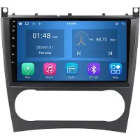RoverOne 4G+64G Autoradio Bluetooth CarPlay Android Auto GPS Navigatie voor Mercedes Benz C Class W203 W209 C180 C200 CL203 C209 A209 2004 - 2011