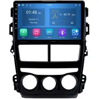 RoverOne 4G+64G Autoradio Bluetooth CarPlay Android Auto GPS Navigatie voor Toyota Yaris Vios 2017 - 2020