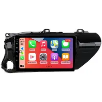 RoverOne Autoradio Bluetooth CarPlay GPS Navigatie voor Toyota Hilux Pick Up AN120 2015 - 2020