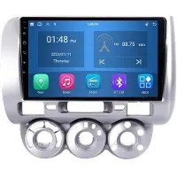 RoverOne 4G+64G Autoradio Bluetooth CarPlay Android Auto GPS Navigatie voor Honda Jazz 1 GD 2001 - 2008 Fit 2001 - 2009