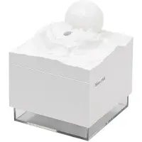 Tlily Aroma Diffuser Koele Mist Luchtbevochtiger LED Maanlamp Essentiële Olie Aroma Diffuser en Nachtlampje Wit