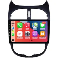 RoverOne Autoradio Bluetooth CarPlay GPS Navigatie voor Peugeot 206 1998 - 2012
