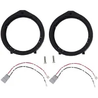 Tlily 2 STUKS 6,5 Inch Claxon Pakking Auto Luidspreker Adapter met Kabelboom voor Accord CR-Z Insight 2006-2011