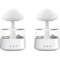 Tlily 2X Regenwolk Luchtbevochtiger Verstuiver Aromatherapie Machine Verstuiver Huishoudelijke Voeding 5V 2A Niet-Oplaadbaar