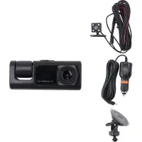 Typecat 3-kanaals auto DVR-camera, 1080P Dash Way met IR-nachtzicht, Loop R