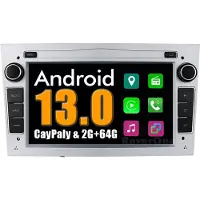RoverOne 2G+64G Autoradio Bluetooth CarPlay Android Auto Radio GPS voor Vauxhall Opel Astra 2004-2009 S