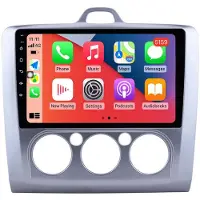RoverOne Autoradio Bluetooth CarPlay GPS Navigatie voor Ford Focus 2 Mk 2 2004 - 2011 MT